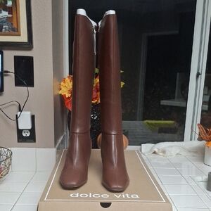 Dolce Vita Brown Over the Knee Boots